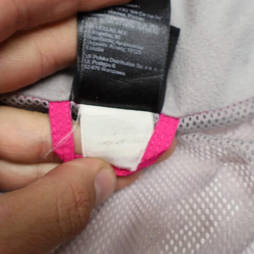 North Face Rain Jacket Girls Medium 10/12 Pink Waterproof Mesh Lined 3in1 Shell